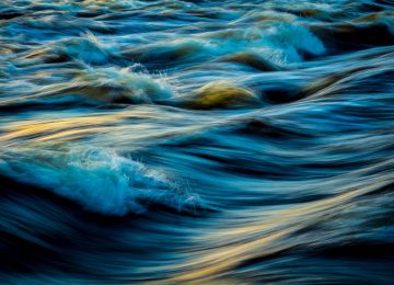 macro photography of water waves